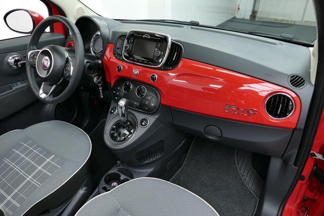 Fiat 500C 1.2 Clima, Cruise, Park Sensors, 15"LM Velgen All Season Banden