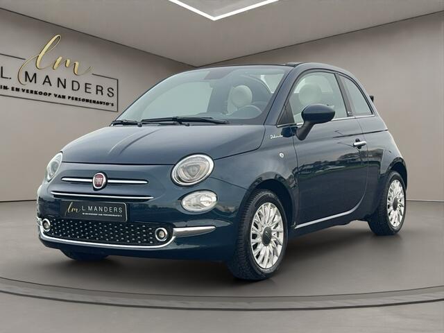 Fiat 500C 1.0 Hybrid Dolcevita 2023 BLAUW | Cabrio | Climate Control | Dis