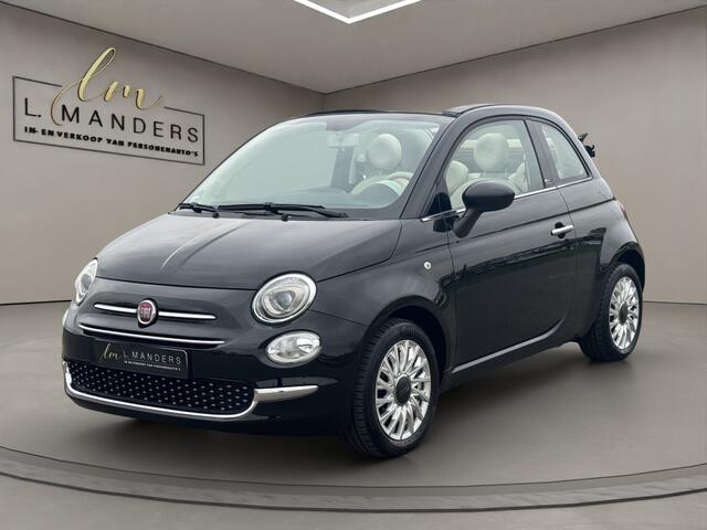 Fiat 500C 0.9 TwinAir T Lounge 2018 ZWART | Cabrio | Benzine | 3-deurs | D