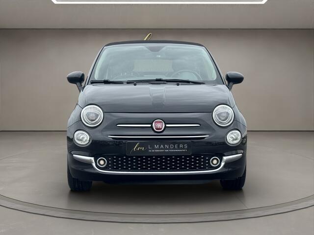 Fiat 500C 1.2 Lounge 2017 ZWART | Cabrio | Apple CarPlay | Benzine | PDC