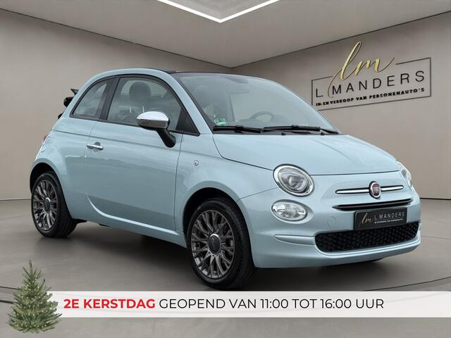 Fiat 500C 1.0 Hybrid Club 2023 BLAUW | Cabrio | Apple CarPlay