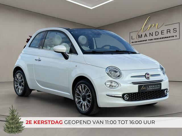 Fiat 500C 1.2 Star 2020 WIT PARELMOER | Cabrio | Navigatie | Airco