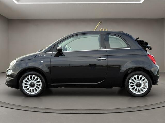 Fiat 500C 1.0 Hybrid Dolcevita 2022 ZWART | Cabriolet | Leder | Airco