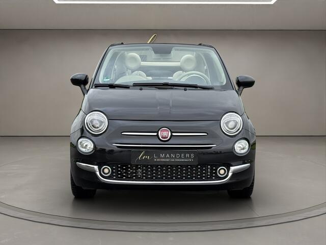 Fiat 500C 1.2 Lounge 2020 ZWART | Cabriolet | Apple CarPlay