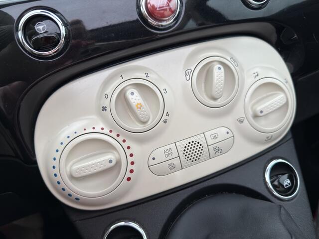 Fiat 500C 1.2 Lounge 2020 ZWART | Cabriolet | Apple CarPlay