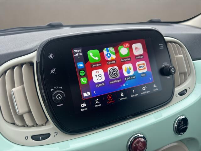 Fiat 500C 1.2 Lounge 2018 MINT GROEN | Cabrio | Climate Control