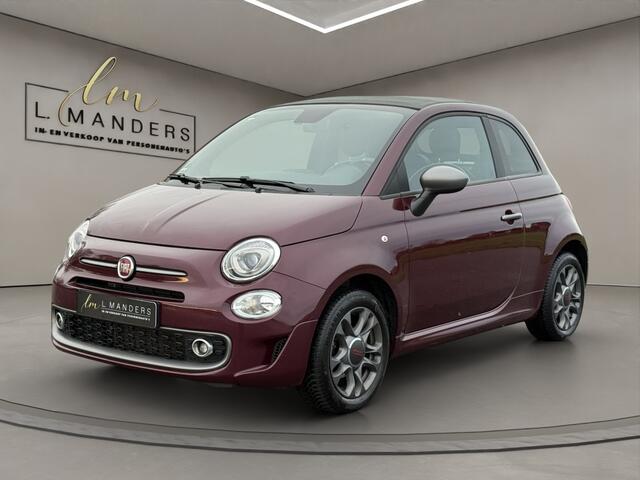 Fiat 500C 1.2 Sport 2019 BORDEAUX | Cabriolet | Apple CarPlay