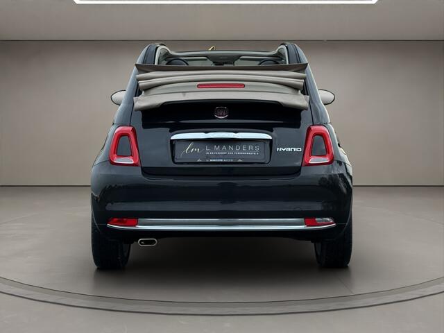 Fiat 500C 1.0 Hybrid Dolcevita 2021 ZWART | Cabrio | Apple CarPlay