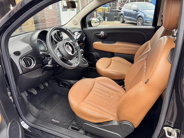 Fiat 500C 0.9 TwinAir Turbo Popstar | NAP | Vol Leer! | Cruise | Rijklaar + Nieuwe apk