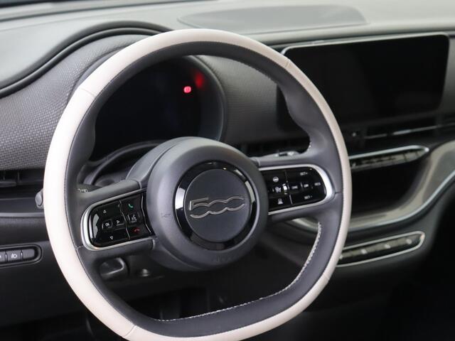 Fiat 500C La Prima 42 kWh FULL OPTIONS !!! Leder + stoelverwarming + JBL geluidsinstallatie