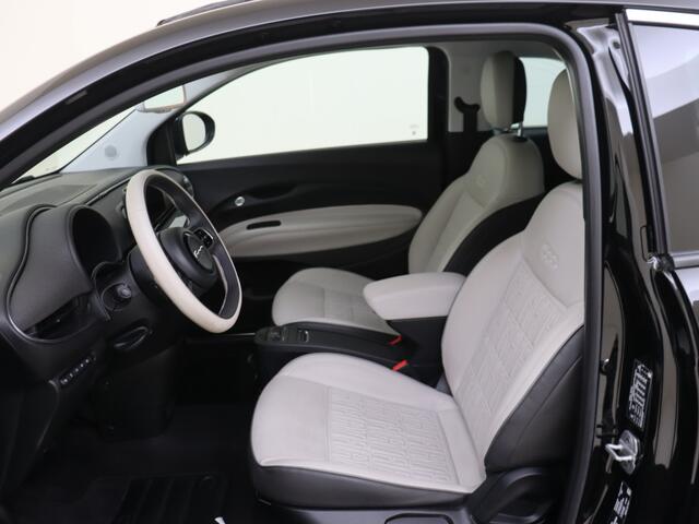 Fiat 500C La Prima 42 kWh FULL OPTIONS !!! Leder + stoelverwarming + JBL geluidsinstallatie