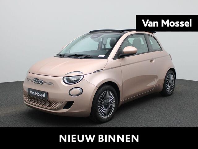 Fiat 500C 500e 42 kWh Icon | Climate Control / ECC | Open dak schuif | Licht metalen velgen 16 inch | Cruise control | Navigatie | Achteruitrijcamera |