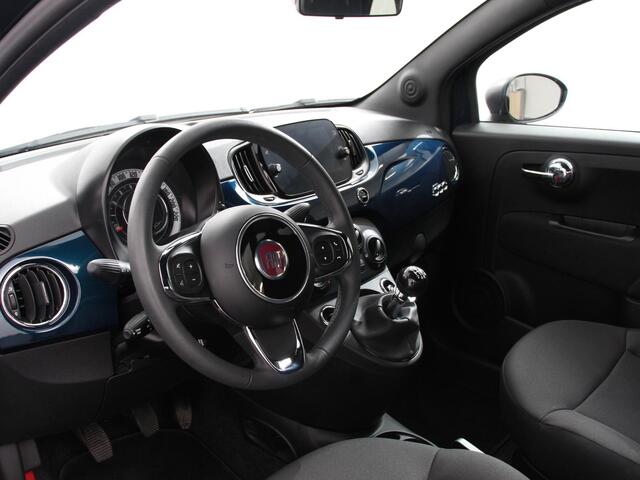 Fiat 500C 1.0 Hybrid Vita Cabrio Airco LED Parkeersensoren achter Cruise control Radio Apple Carplay/ Android Auto