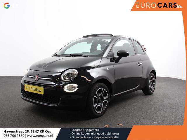 Fiat 500C 1.0 Hybrid Club Cabrio Airco LED Parkeersensoren achter Cruise control Radio Apple Carplay/ Android Auto