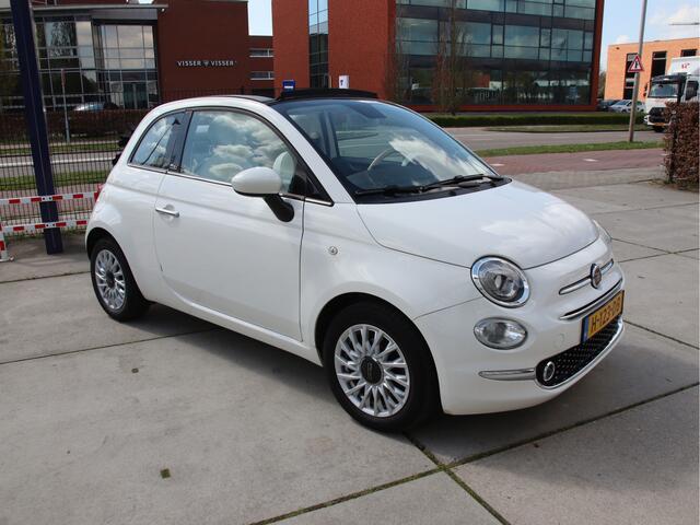 Fiat 500C 0.9 TwinAir Turbo Lounge Nieuw MMI, NL-Auto, Half leder, PDC Prijspakker!