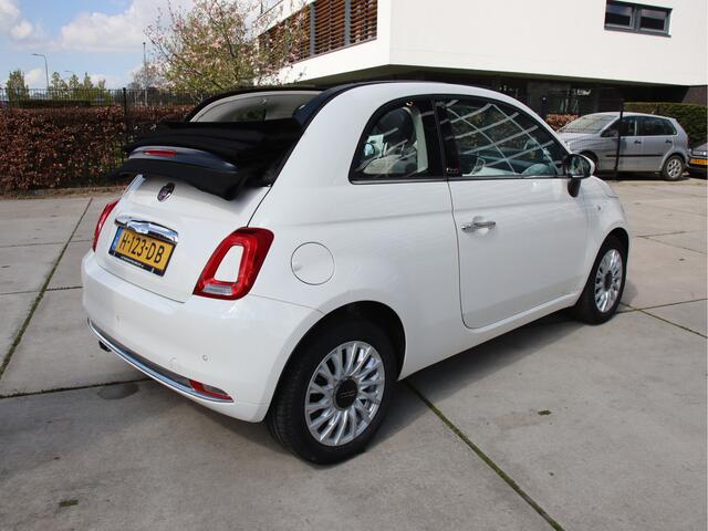 Fiat 500C 0.9 TwinAir Turbo Lounge Nieuw MMI, NL-Auto, Half leder, PDC Prijspakker!