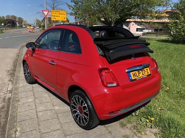 Fiat 500C 1.0 Hybrid Red NAVI|CLIMATE|APPLE/ANDROID|PDC|16"