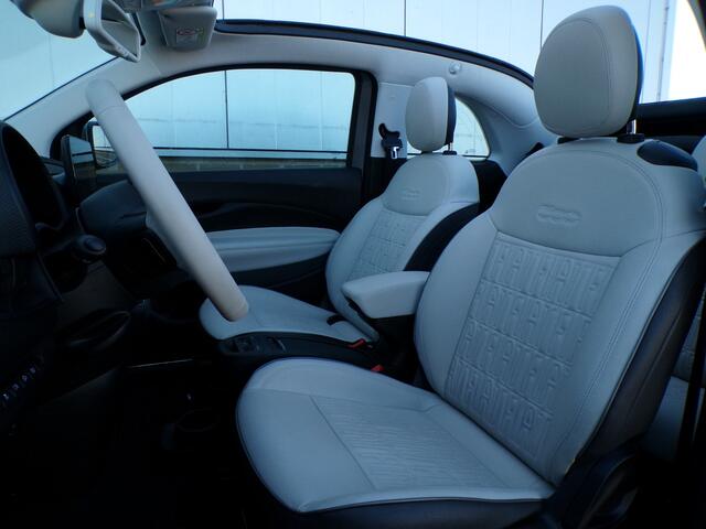 Fiat 500C La Prima 42 kWh, Carplay + Android Auto / Sensoren + Camera / Keyless / Full LED. / Stoelverwarming / 17'' LMV