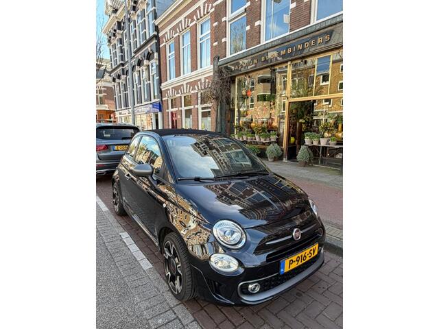 Fiat 500C SUPER NETTE /1.0 Hybrid sport/CABRIO/NL-AUTO/1ste EIG/LEDER/BLACK