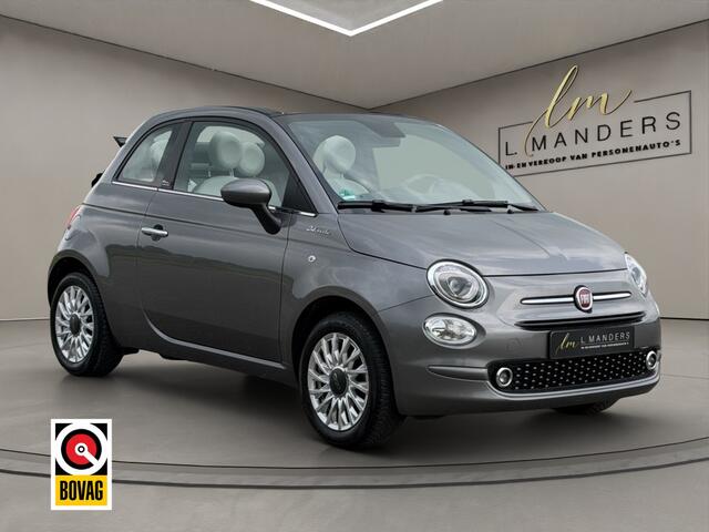 Fiat 500C 1.0 Hybrid Dolcevita 2022 GRIJS | Cabriolet | Leder | Airco
