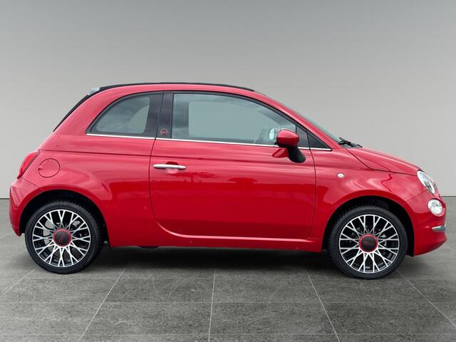 Fiat 500C Cabrio RED 1.0 Hybrid 70pk | NAVI | CLIMA | DAB+ | 16" LM-VELGEN | APPLE CARPLAY / ANDROID AUTO |