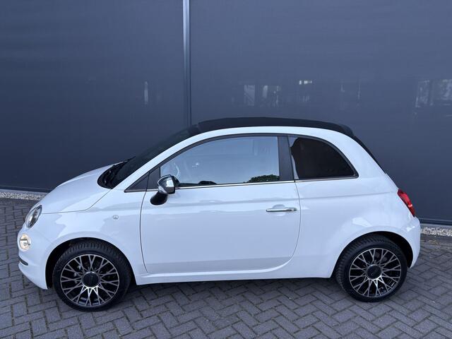 Fiat 500C 1.0 Hybrid Dolcevita Cabrio Airco - Open dak - Navigatiesysteem - parkeersensoren achter - Cruise control - Licht metalen velgen 16 inch - Led verlichting - Bluetooth - Extra getint glas achter - Stuur multifunctioneel Start/stop systeem - Elektrische vou