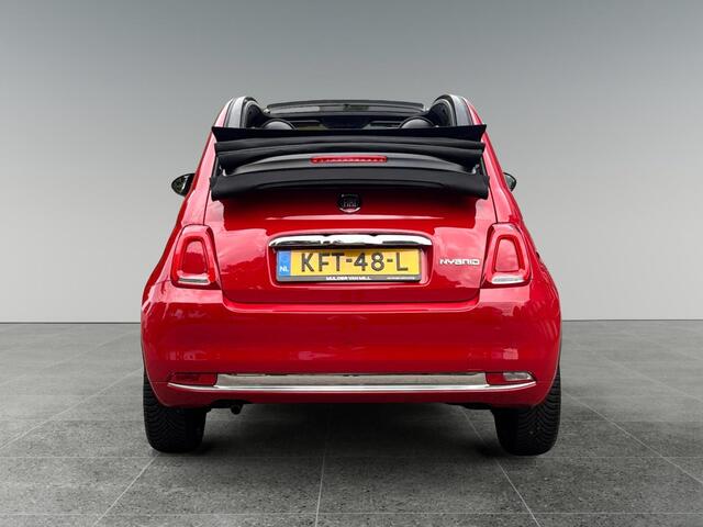 Fiat 500C Cabrio RED 1.0 Hybrid 70pk | CLIMA | NAVI | PARKEERHULP | CRUISE CONTROL | 16" LM-VELGEN | APPLE CARPLAY / ANDROID AUTO | DAB+ |
