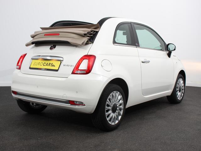 Fiat 500C 1.0 Hybrid Dolcevita Half lederen bekleding Climate control Cruise control Parkeersensoren achter Lichtmetalen velgen Apple Carplay/ Android Auto