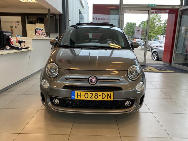 Fiat 500C 0.9 TwinAir Turbo Sport,Cabriolet,NL Auto,Elektrisch Bedienbare Kap,Leder,Navigatie,DAB,Climate&Cruisecontrol,Spraakbediening,Achteruitrijsensoren,Side-Skirts,16 Inch Lmv