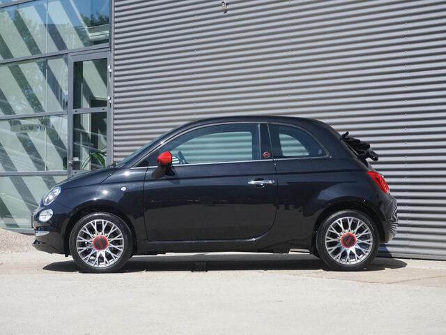 Fiat 500C Hybrid RED | Cabrio | Airco | Cruise | PDC | Apple Carplay
