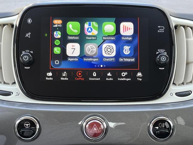 Fiat 500C 1.0 Hybrid Lounge | NL Auto/2e Eig./Voll.Historie/Airco/Cruise/15"/Apple CarPlay-Android Auto