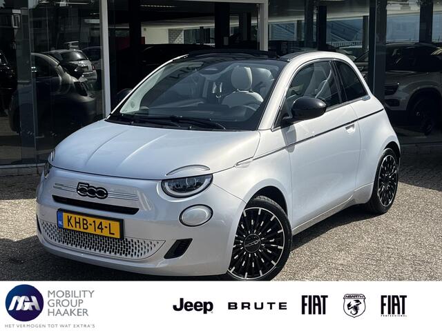 Fiat 500C 1.0 Hybrid La Prima | JBL | Panoramadak | Leer