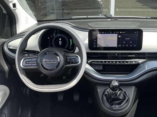 Fiat 500C 1.0 Hybrid La Prima | JBL | Panoramadak | Leer