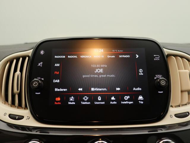 Fiat 500C 1.0 Hybrid Lounge | Wordt Verwacht | Apple Carplay/Android Auto | Cruise Control | Lichtmetalen Velgen |