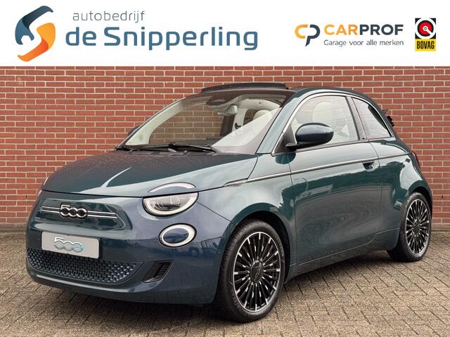 Fiat 500C La Prima 42 kWh CABRIO ADAPT-CRUISE CAMERA STOELVW LMV CARPLAY PDC LED