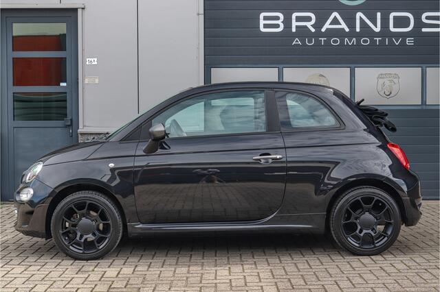 Fiat 500C 1.2 S Navi Carplay Airco Black on black PDC