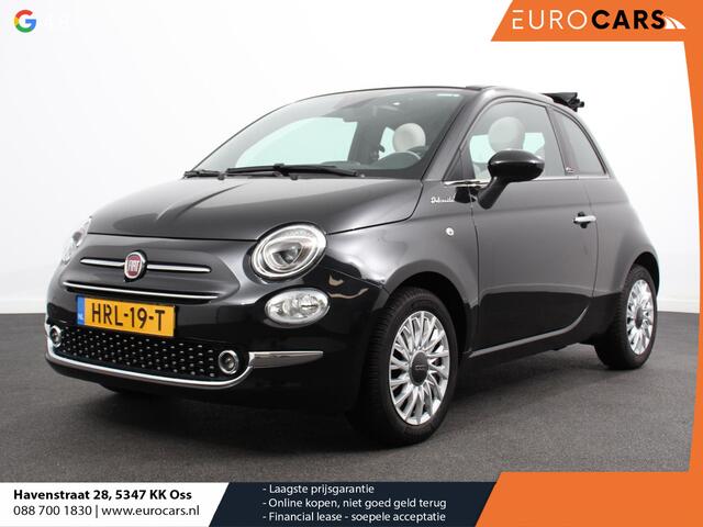 Fiat 500C 1.0 Hybrid Dolcevita Leder Navigatie Apple Carplay/Android Auto Parkeersensoren achter Cruise Control Climate Control