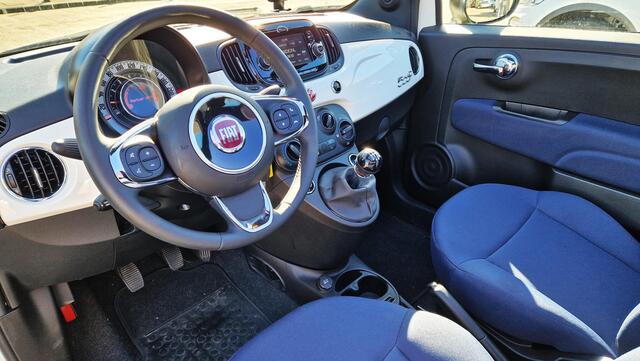Fiat 500C 1.0 Hybrid Launch Edition CabrioTop Cruise Control Airco 15inch LM Velgen DAB