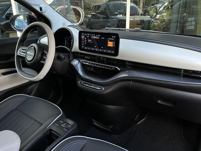 Fiat 500C La Prima 42 kWh | Cabrio | Apple-Android | Parkeercamera
