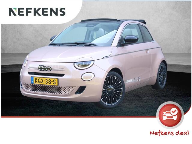 Fiat 500C 1.0 Hybrid La Prima | 8 jaar garantie | Apple Carplay/Android Auto | Navigatie | Climate Control | Camera | Verwarmde voorstoelen