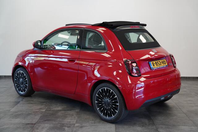 Fiat 500C Icon 42 kWh Cruise/Climate Cabrio ROSSO PASSIONE NAP!