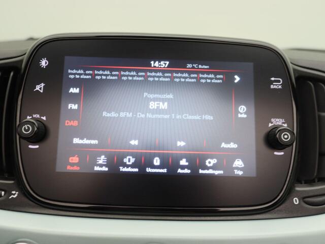 Fiat 500C 1.0 Hybrid Dolcevita | Cliimate control | Parkeersensoren | 16" Lichtmetalen velgen | Apple Carplay/Android Auto