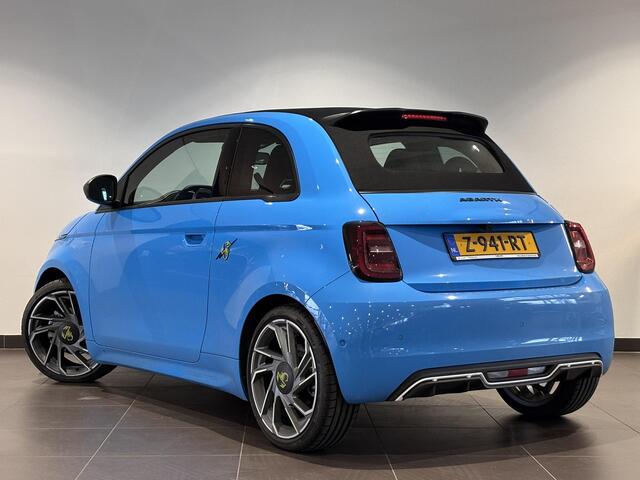 Fiat 500C ABARTH Turismo Cabrio 42kWh EV 155pk AUTOMAAT SCORPION PACK | WINTERPACK | ALCANTARA SPORTSTOELEN | NAVI | CAMERA