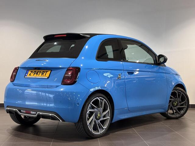 Fiat 500C ABARTH Turismo Cabrio 42kWh EV 155pk AUTOMAAT SCORPION PACK | WINTERPACK | ALCANTARA SPORTSTOELEN | NAVI | CAMERA