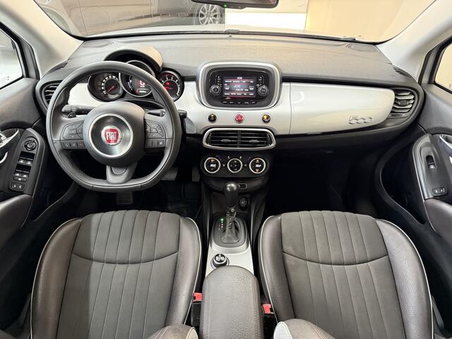 Fiat 500X 1.4 Turbo MultiAir Lounge, 140Pk, 2017, 2de eigenaar, Navigatie, Cruise control, Climate control, Getinte ruiten, 18" Lichtmetalen velgen, Parkeersensoren, Armsteun, Bluetooth audio,