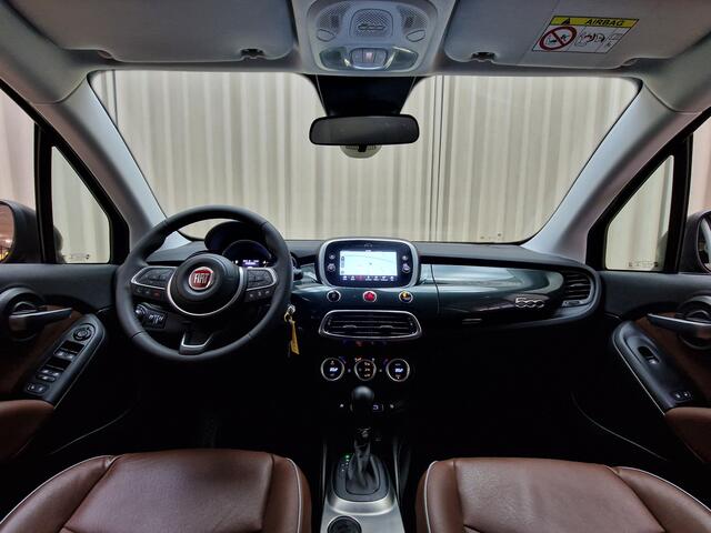 Fiat 500X 1.3 FireFly Turbo 150 *Groen Metallic* Automaat / Carplay / Leder / LED / Adapt. Cruise / Camera / Navigatie / ECC / Eerste Eigenaar