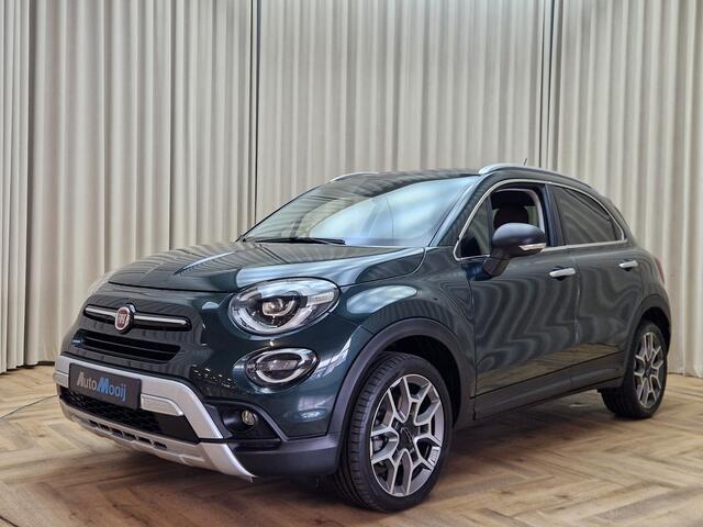 Fiat 500X 1.3 FireFly Turbo 150 *Groen Metallic* Automaat / Carplay / Leder / LED / Adapt. Cruise / Camera / Navigatie / ECC / Eerste Eigenaar