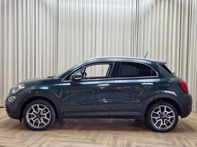 Fiat 500X 1.3 FireFly Turbo 150 *Groen Metallic* Automaat / Carplay / Leder / LED / Adapt. Cruise / Camera / Navigatie / ECC / Eerste Eigenaar