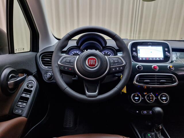Fiat 500X 1.3 FireFly Turbo 150 *Groen Metallic* Automaat / Carplay / Leder / LED / Adapt. Cruise / Camera / Navigatie / ECC / Eerste Eigenaar