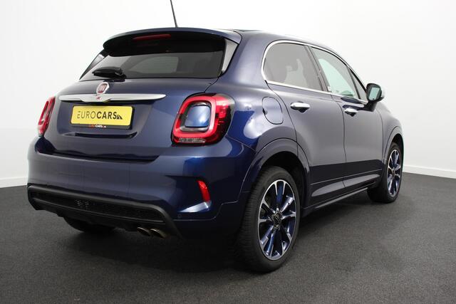 Fiat 500X Fiat 500X 1,4 Turbo 150pk Yacht Club Automaat Leder Navigatie Audio Canvas vouwdak Adaptive Cruise Control Camera Dab Led 18"Lmv Extra getint glas